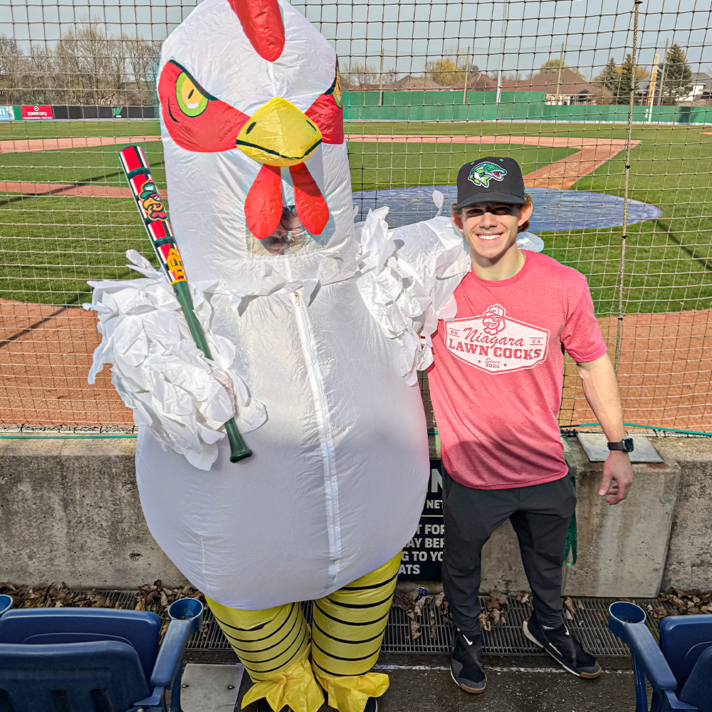 Niagara Lawn Cocks Red Tee | Welland Jackfish Baseball Club